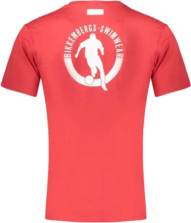 Футболка Bikkembergs Rosso Cotton