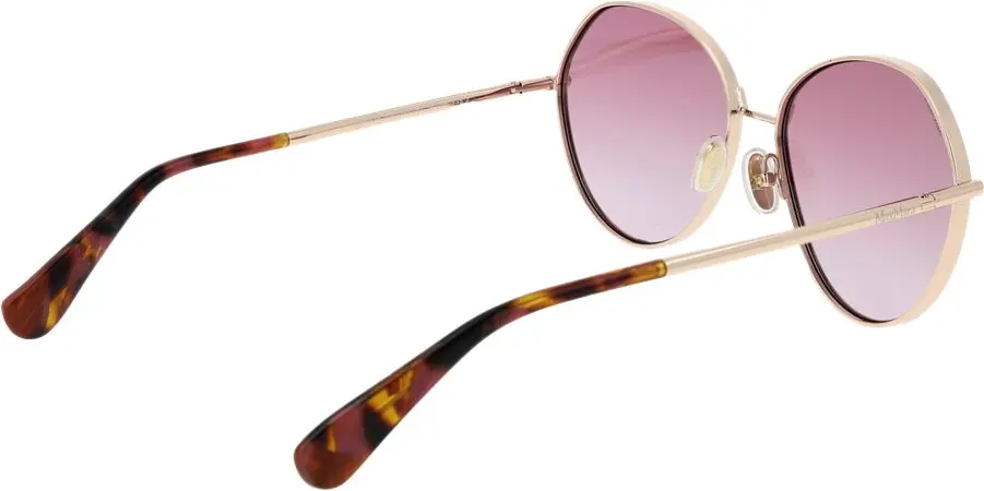 Rose Gold Metal Sunglasses Max Mara