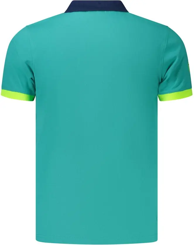 Polo Shirt Geographical Norway Azzurro Cotton Men's