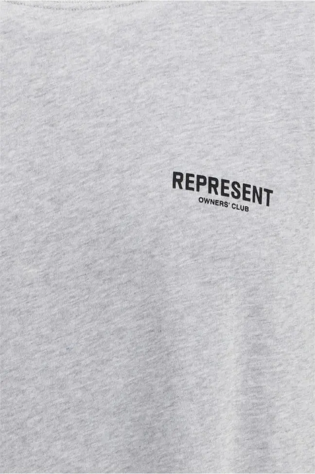 T-Shirt Represent Серый Хлопок