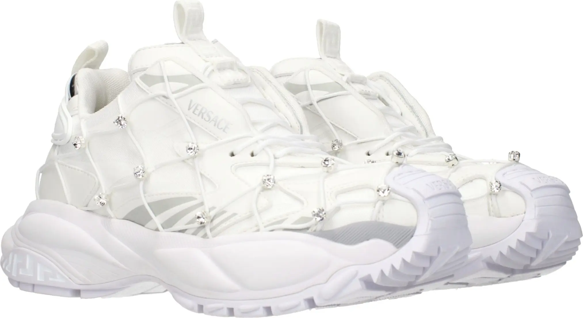 Sneakers Versace White Fabric Sneakers