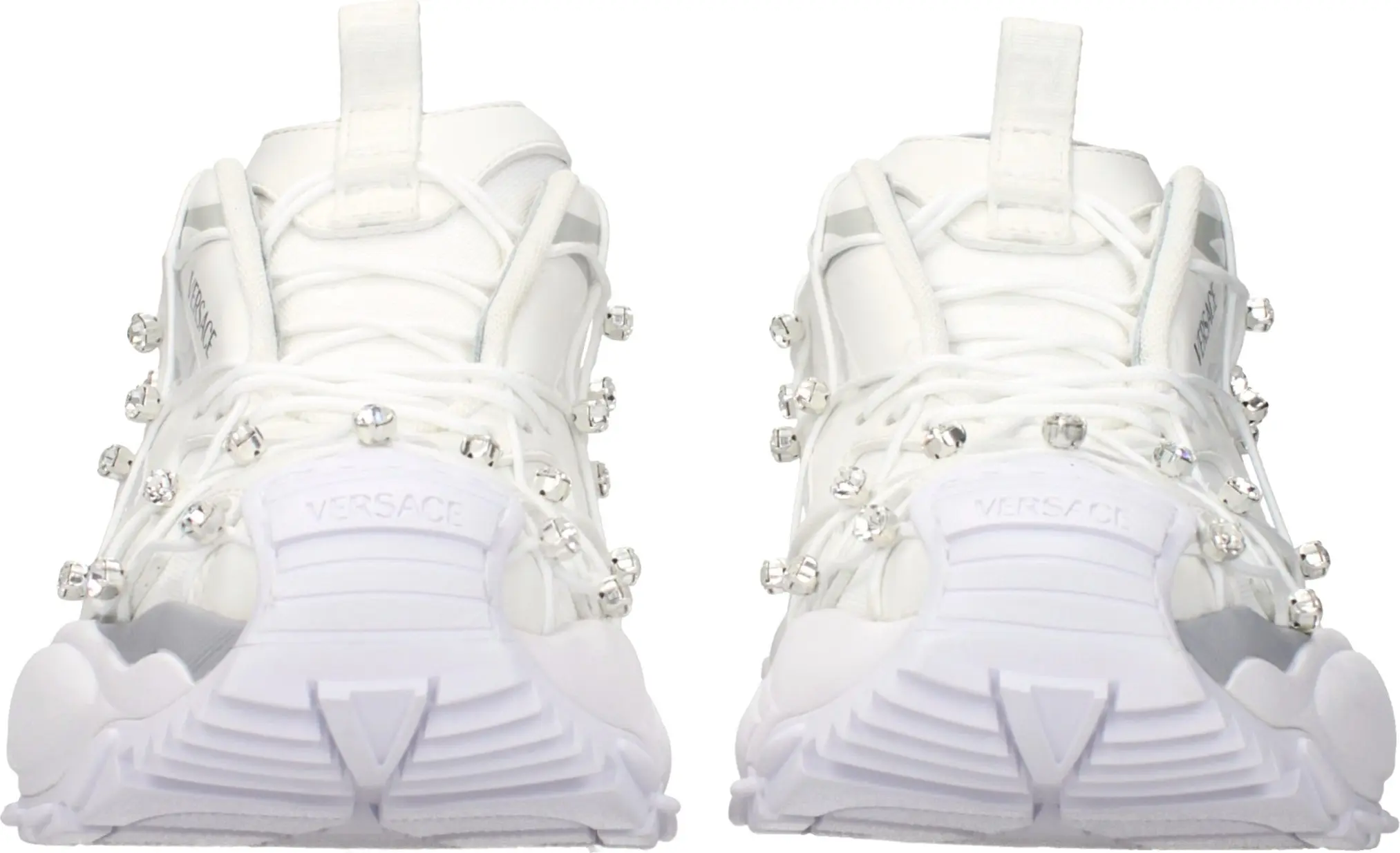 Sneakers Versace White Fabric Sneakers