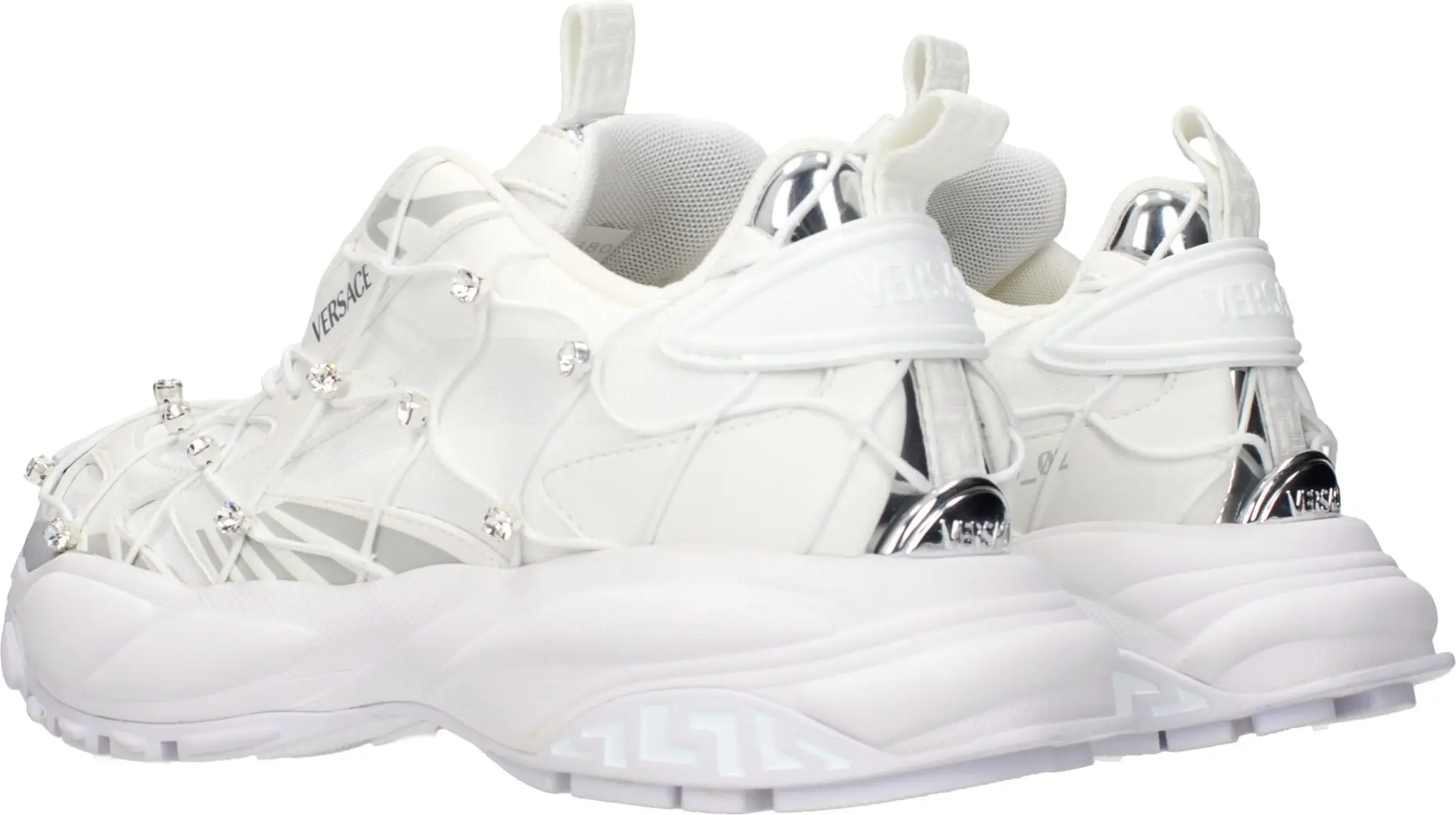 Sneakers Versace White Fabric Sneakers