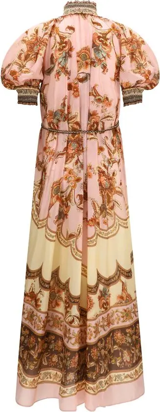 Multicolor Silk Casual Dress Zimmermann