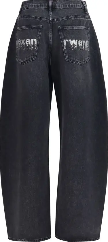 Джинсы Alexander Wang Crystal Balloon