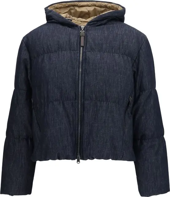 Hooded Padded Jacket Brunello Cucinelli
