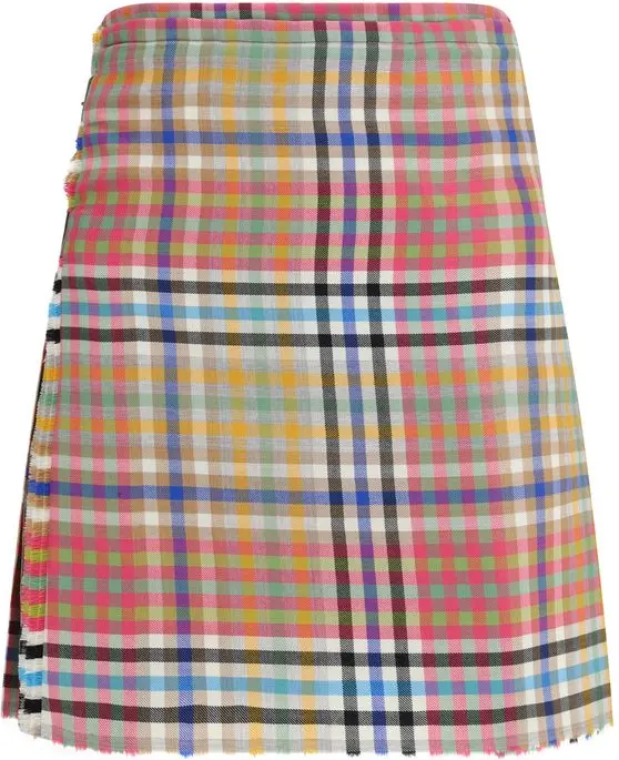 Vivienne Westwood Heather Check Mini Kilt yubkasi