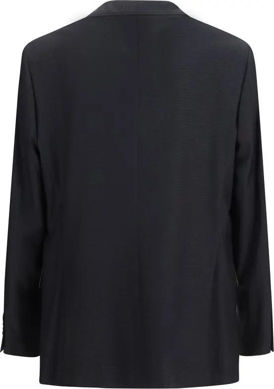 Jacket Brunello Cucinelli Black Wool Oves Aries