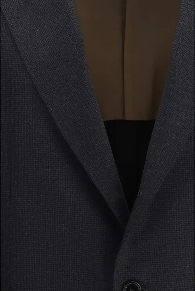 Jacket Brunello Cucinelli Black Wool Oves Aries