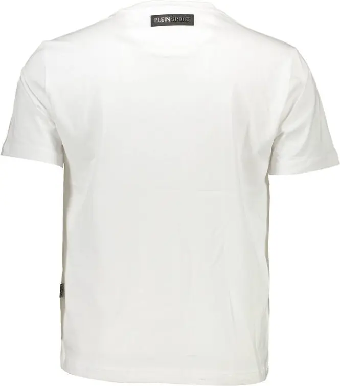 White Cotton T-Shirt Plein Sport