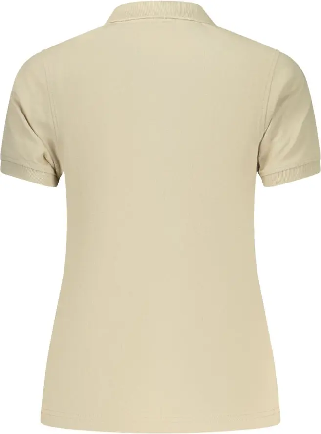 Polo shirt Geographical Norway, бежевый хлопок