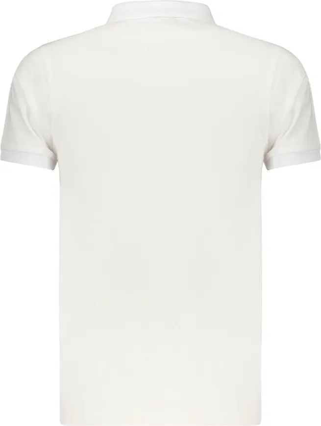Polo Shirt Geographical Norway White Cotton