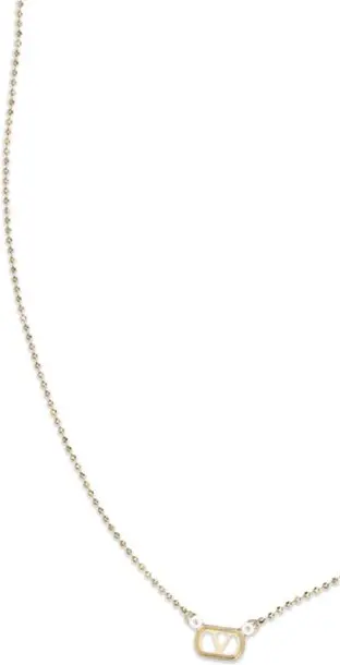 Bicolor Brass Necklace Valentino Garavani
