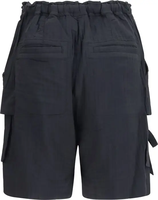Shorts Etoile Isabel Marant Black Viscose Cargo