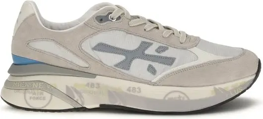 Sneakers Premiata Gray Calf Leather Bos Taurus Sneakers