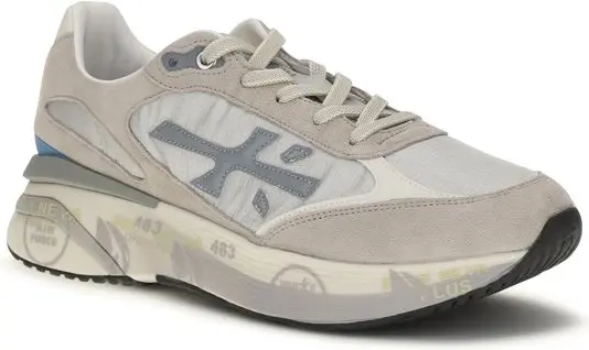Sneakers Premiata Gray Calf Leather Bos Taurus Sneakers