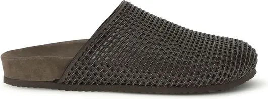 Slides Brunello Cucinelli Brown Calf Leather