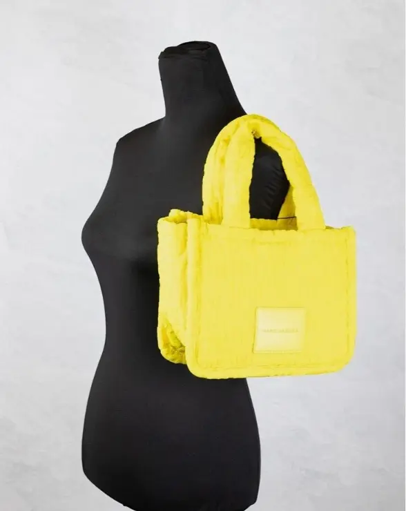 Elka Xaltasi The Marc Jacobs The Monogram Terry Tote Kichik Oltin Kiwi
