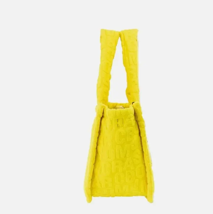 Elka Xaltasi The Marc Jacobs The Monogram Terry Tote Kichik Oltin Kiwi