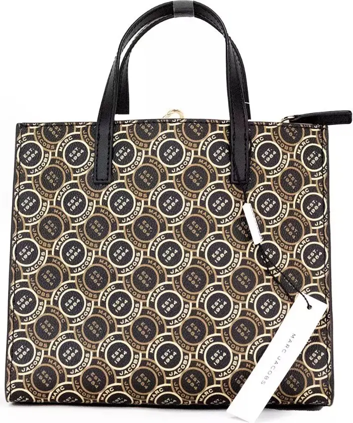 Sumka The Marc Jacobs Mini Grind Signet bosilgan charm Xaltasi
