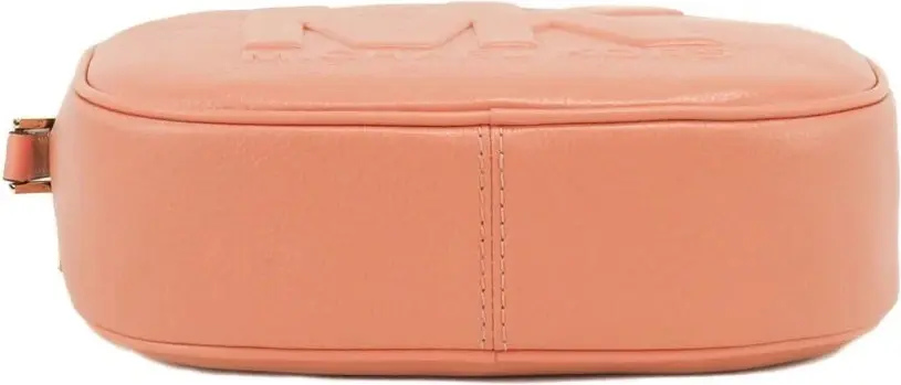 Michael Kors Jet Set Travel Medium Sherbert charmadali teri oval kamera sumkasi, belbog'li sumkasi