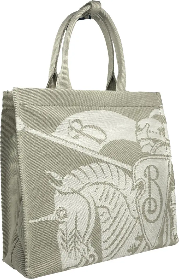 Burberry EKD Canvas Tote Bag sumqshli sumka tanga sumkasi bilan