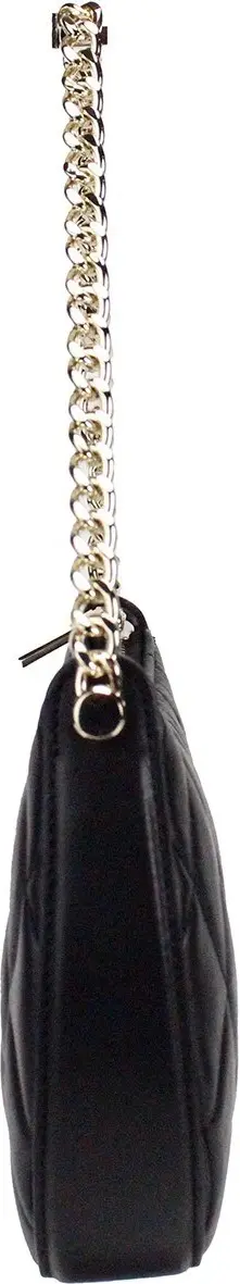 Kate Spade Carey Small Qora Materialdan Tikilgan Zamokli Zamokli Zamokli Sumka Crossbody