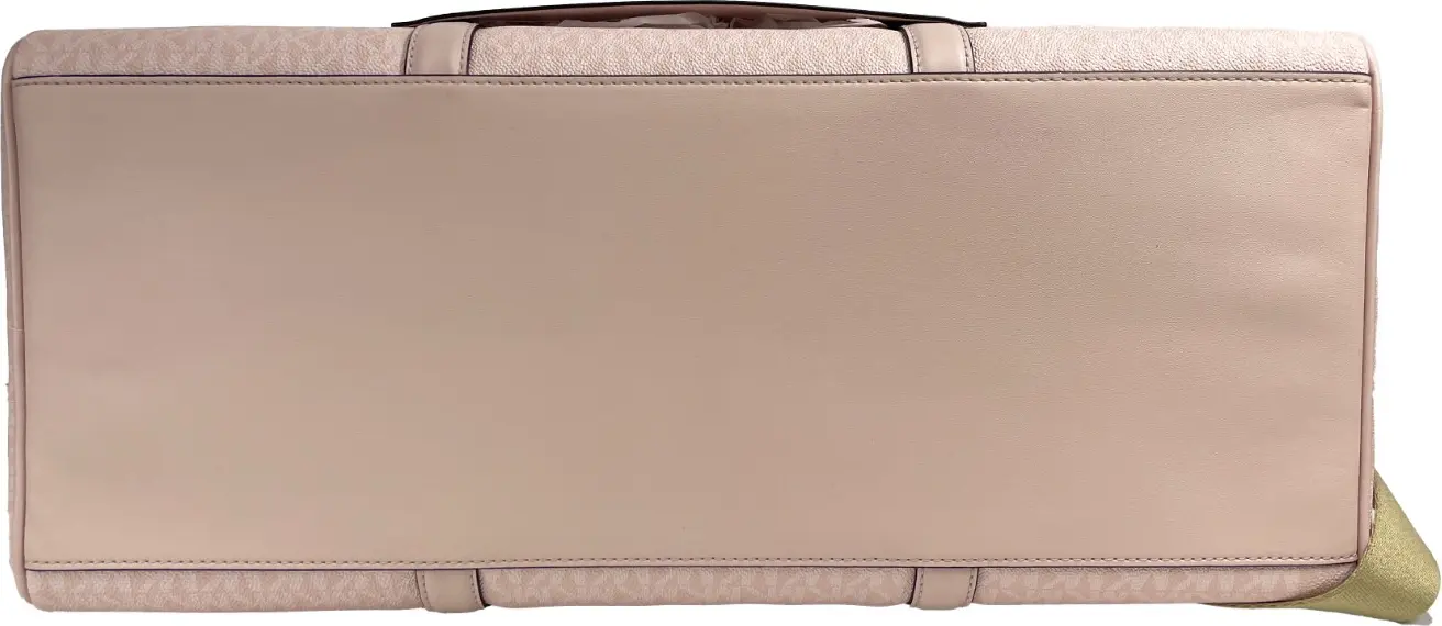 Luggage Bag Michael Kors Travel Extra Large Powder Blush PVC Top Zip Weekender