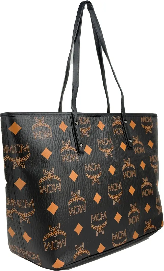 MCM Aren Black Charm Zapisli Sumka