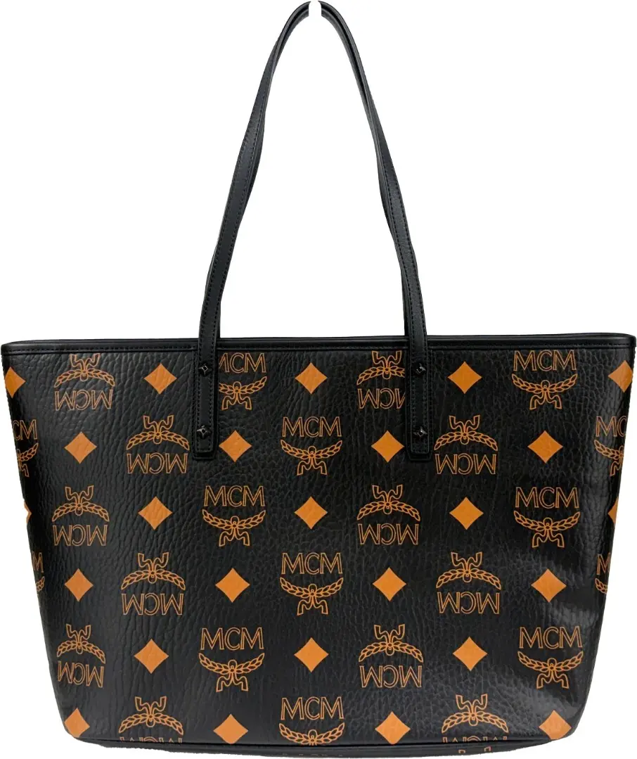 MCM Aren Black Charm Zapisli Sumka