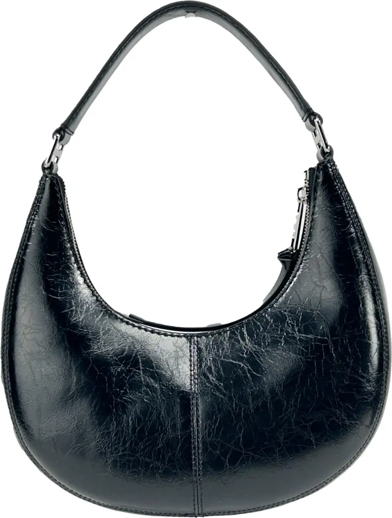 Handbag The Marc Jacobs Cruiser Small Crescent Crinkle Leather Bag