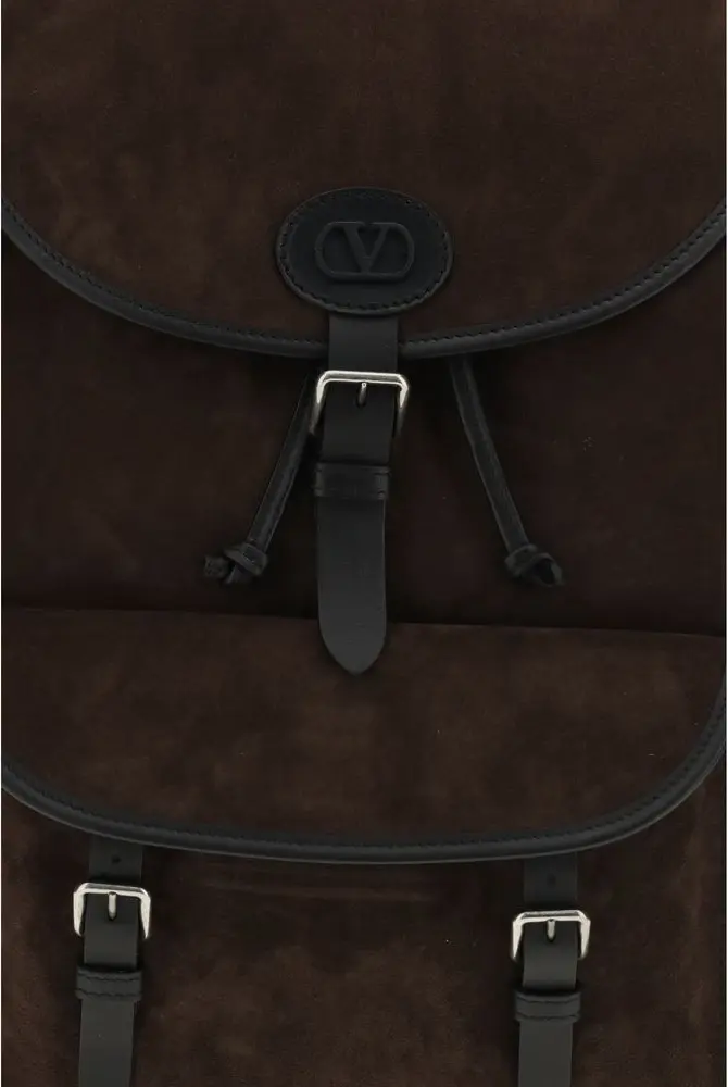 Backpack Brown Calf Leather Bos Taurus