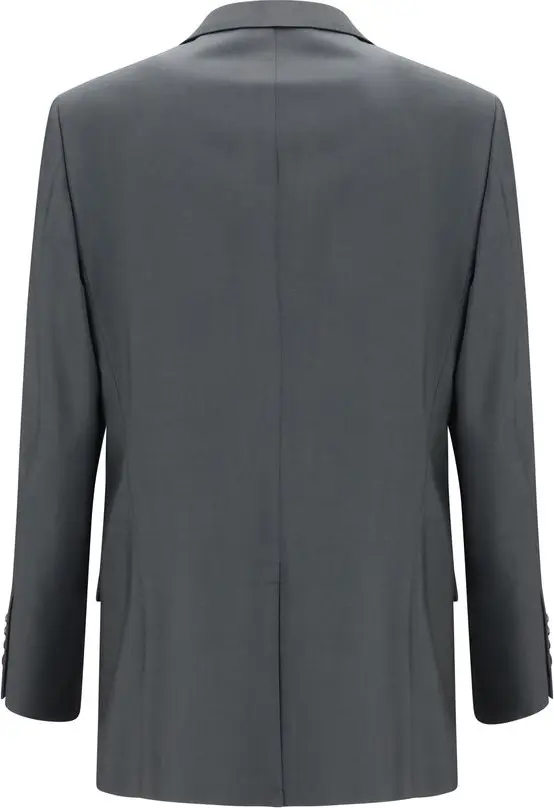 Valentino Gray Wool Oves Aries Jaket