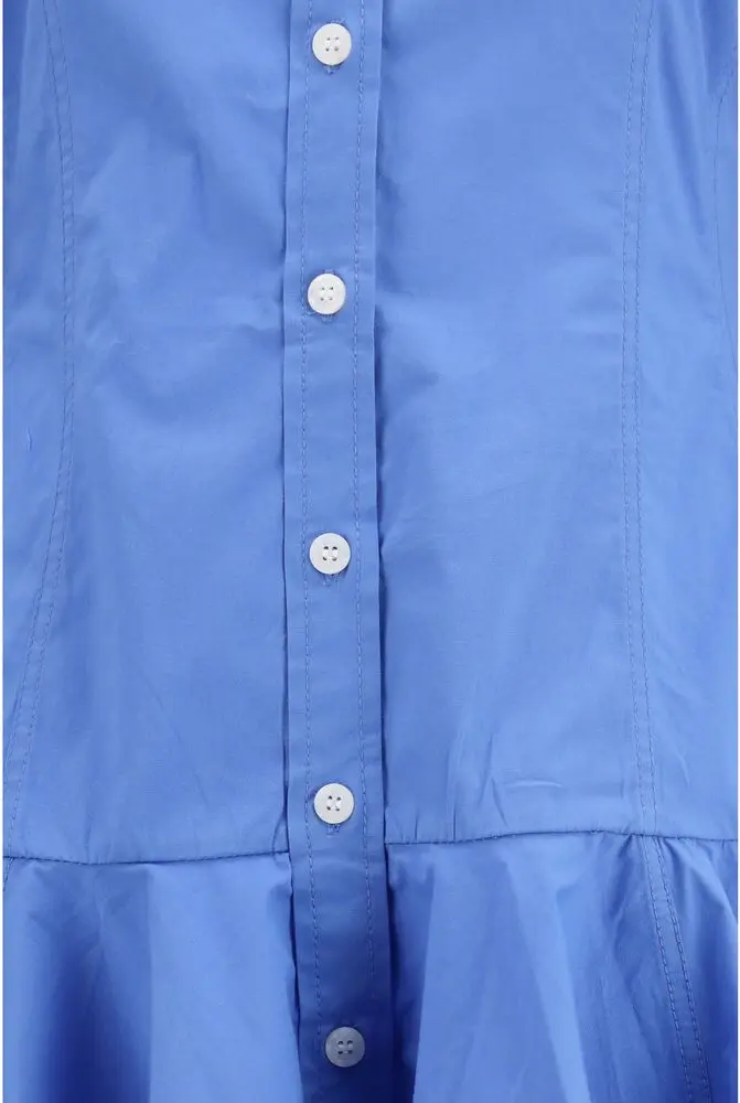 Dress GANNI Blue Cotton Casual Dress