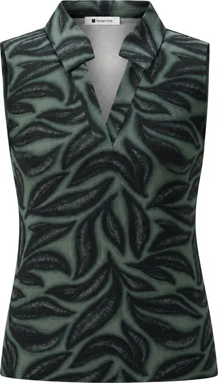 Street One ikkita rangli viskozadan tikilgan tank top