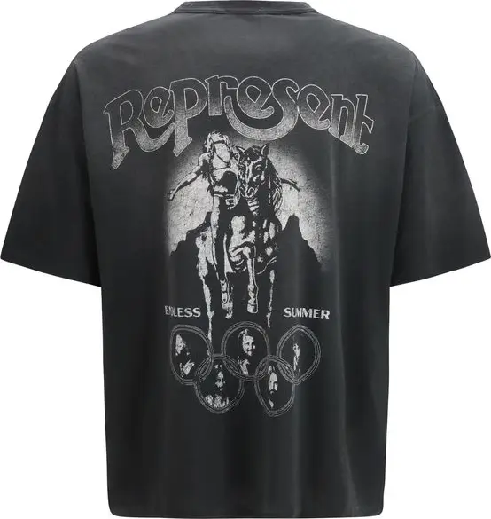 Футболка Represent Gray Cotton T-Shirt