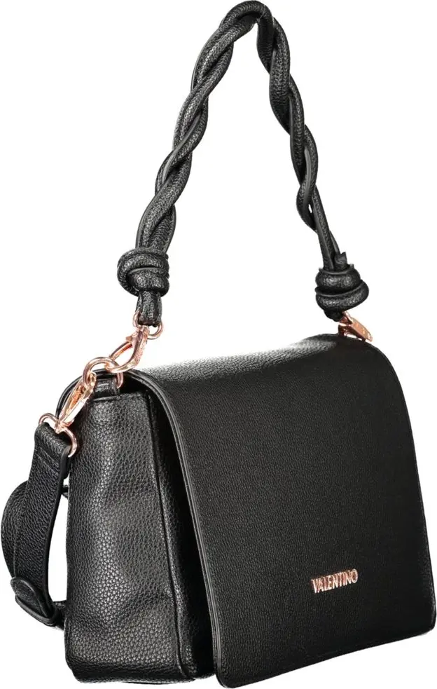Handbag Valentino Black Polyethylene