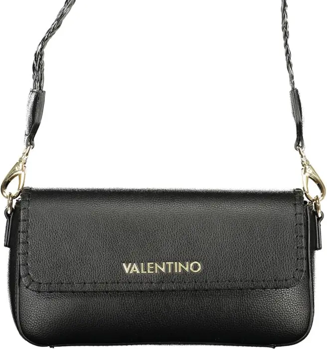 Valentino'dan qora polietilen sumka
