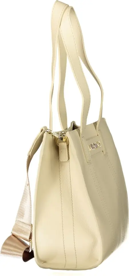 Handbag Valentino Beige Polyethylene