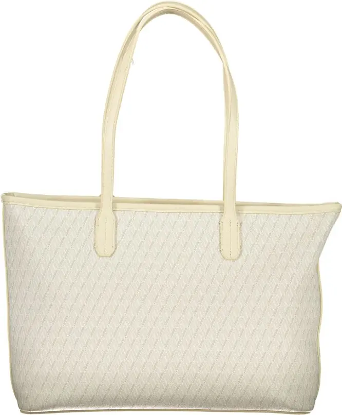 Handbag Valentino Beige Polyethylene