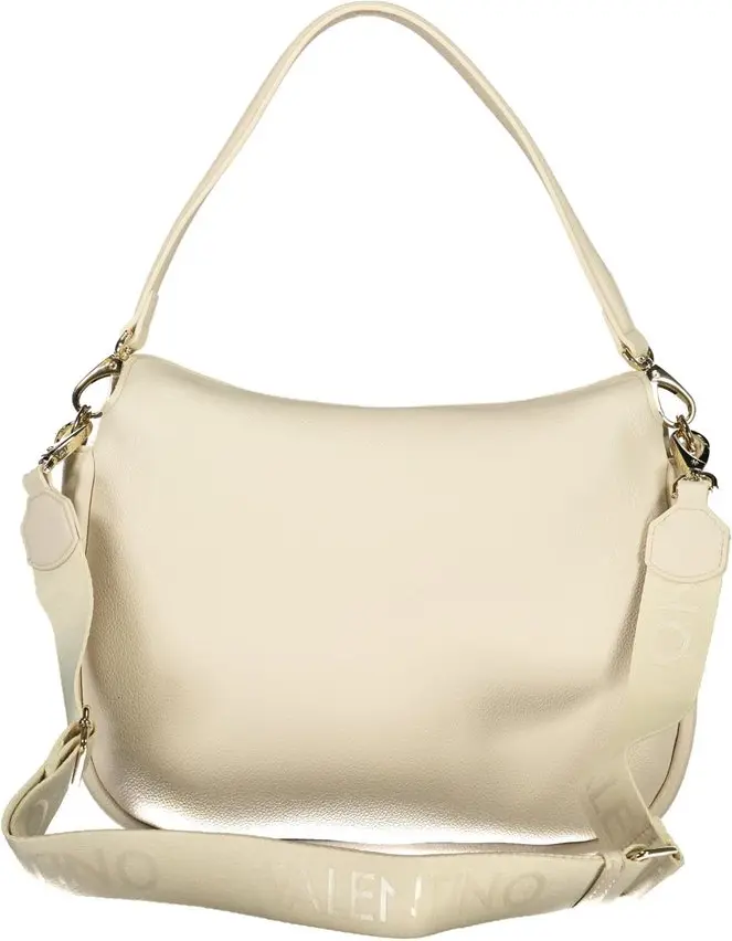 Handbag Valentino Beige Polyethylene