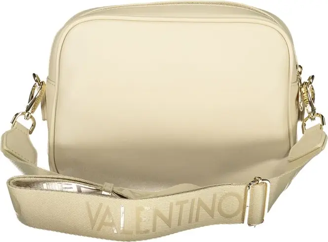 Handbag Valentino Beige Polyethylene