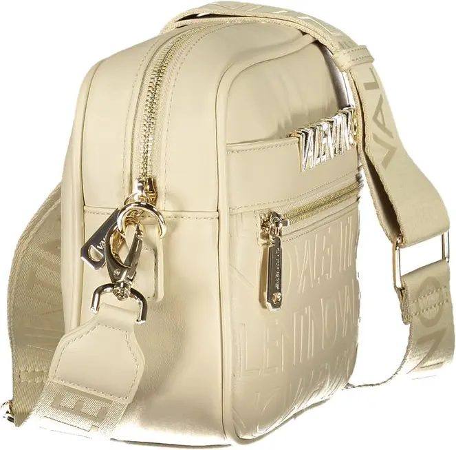 Handbag Valentino Beige Polyethylene