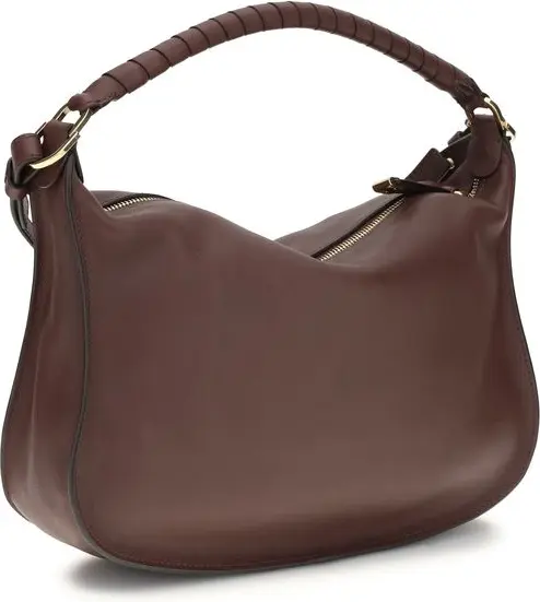 Shoulder Bag Chloe Bordeaux Calf Leather Bos Taurus