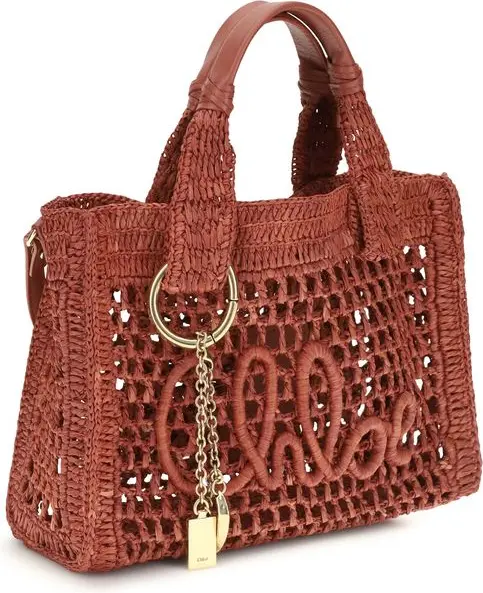 Сумка Multicolor Raffia Shoulder Bag