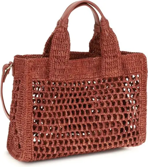 Сумка Multicolor Raffia Shoulder Bag