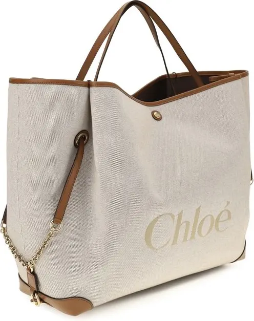 Хлопковая сумка на плечо Chloé