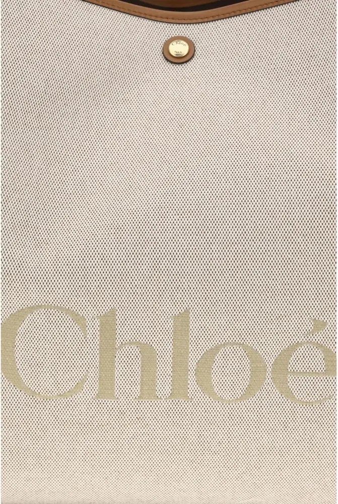 Хлопковая сумка на плечо Chloé