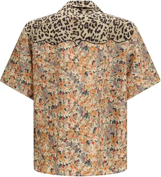 Shirt Valentino Multicolor Silk Pattern