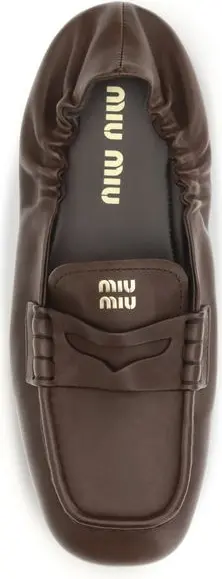 Лоферы Miu Miu Ruches